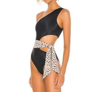 Beach Riot Swim Carlie One Piece Cutout Swimsuit S
